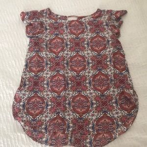 Beautiful paisley pattern Ann Taylor Loft blouse